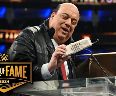 Paul Heyman pays homage to the history of ECW: WWE Hall of Fame 2024 highlights