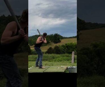 Hybrid Golf Trick Shot. #shorts