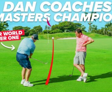 Dan gives MASTERS CHAMPION Ian Woosnam a Short Game Lesson!