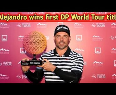 Alejandro del Rey wins first DP World Tour title at Ras Al Khaimah Championship