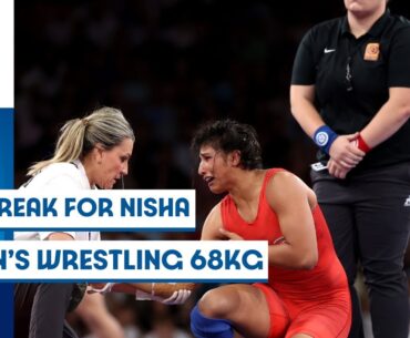 Heartbreak for Nisha Dahiya in the quarter-final | Paris 2024 highlights