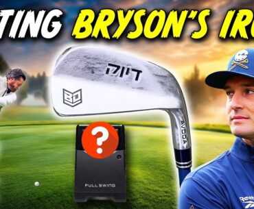 A Full Range Session With Bryson DeChambeau’s ACTUAL IRONS!