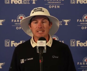 Joel Dahmen Discusses 2025 Farmers Insurance Open | PGA Tour Friday Flash Interview