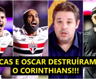 "POUCOS TIMES NO BRASIL TÊM ISSO, cara! O São Paulo com Lucas Moura e Oscar..." 3 a 1 no Corinthians