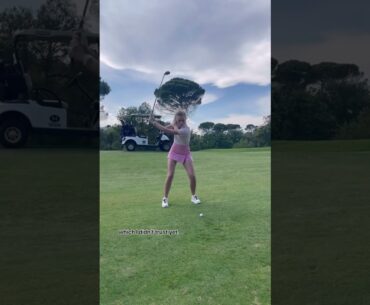 Play a hole with me on the Camiral Tour course. #golf #golfgirl #golflife #travel #fashion