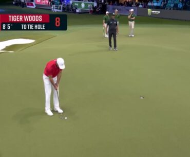 Tiger Woods makes history as first player to violate new golf rule in TGL
