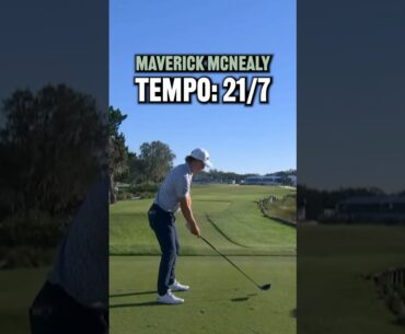 Maverick McNealy’s golf swing is so smooth! #golf