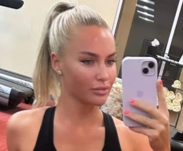 LPGA Star Charley Hull Turns Heads with Bra-less Slow-Motion Workout Video!
