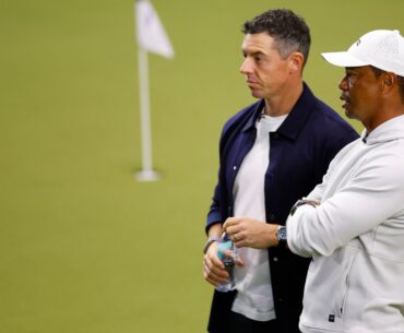 'Oh, here we go' - Tiger Woods responds to Rory McIlroy's cheeky joke about his age
