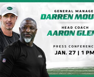 Aaron Glenn & Darren Mougey Introductory Press Conference (1/27) | New York Jets