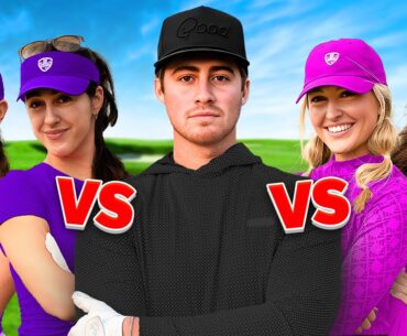 I Challenged The Best Girl Golfers on YouTube