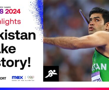 Pakistan's Arshad Nadeem smashes men's javelin Olympic record to win Gold 🇵🇰 | #Paris2024