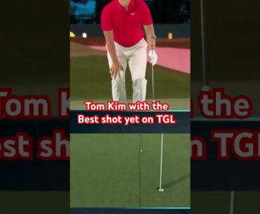 Best shot yet on TGL by Tom Kim. #golf