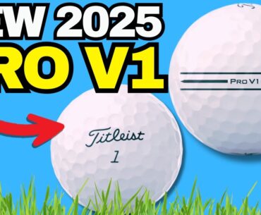 Cutting Open! NEW Titleist Pro V1 2025 Golf Ball! (What’s Inside vs 2021 Pro V1?)