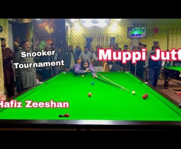 Snooker Tournament | Muppi Jutt Vs Hafiz Zeeshan | best or 3 | Live With MSF course | Ronnie" Judd"