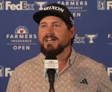 Andrew Novak Discusses 2025 Farmers Insurance Open | PGA Tour Friday Flash Interview