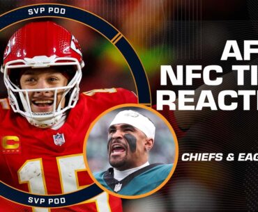 Eagles DOMINATE and Chiefs DO IT AGAIN: Conference Championship REACTION! | SVPod