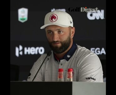 Jon Rahm Press Conference on Tom McKibbin at the Hero Dubai Desert Classic, DP World Tour