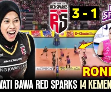 🔴 MEGAWATI ON FIRE • RED SPARKS VS PINK SPIDERS • PUTARAN 4 • Liga Voli Korea V-League 2024-2025