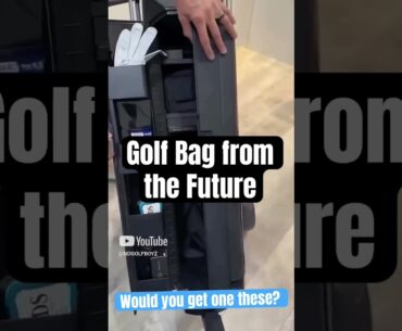Golf Bag from the Future!  Would you get one? #golf #golfswing