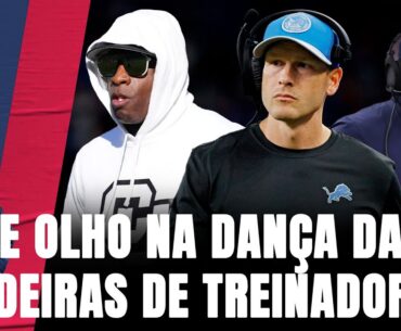 BEN JOHNSON, DEION SANDERS, McCARTHY, e mais: a busca por TREINADORES na NFL
