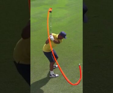 Short Backswing Long Hitter Tony Finau Fantastic Swing Motion & Slow Motion