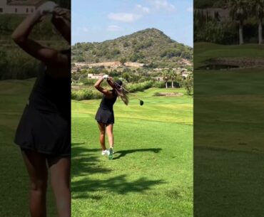Mia Baker #golf #golfswing #shorts