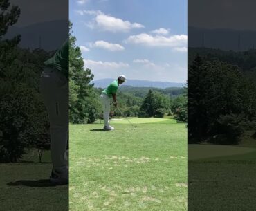 #宮里優作 プロ　第91回日本プロゴルフ選手権大会 2024 予選2日目　2024/7/5 #golf #ゴルフ #日本プロゴルフ選手権 #志野 OUT7番 #ティーショット #ショートホール