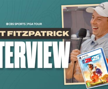 Matt Fitzpatrick talks expectations at Pebble Beach, reacts to being on cover of PGA Tour 2K25