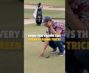 Every pro golfer knows this green-reading trick! #golf