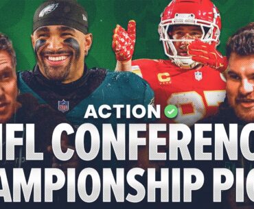 NFL Conference Championship Betting Predictions & PICKS! | NFL Best Bets | The Favorites Podcast