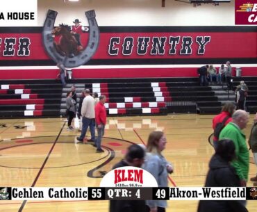 Gehlen Catholic at Akron-Westfield Basketball Doubleheader