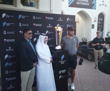 American Peter Uihlein wins International Series Qatar at Doha Golf Club.