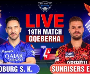 🔴 Live: Joburg Super Kings vs Sunrisers Eastern Cape | Match 19 SA20 League 2025 | JSK vs SEC Live |