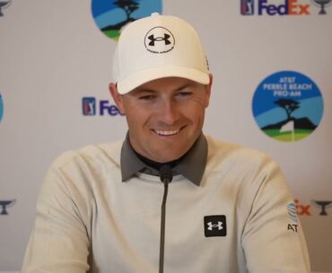 Jordan Spieth Discusses 2025 AT&T Pebble Beach Pro Am, Start of PGA Tour 2025 Schedule