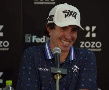 Nico Echavarria Winner Press Conference 2024 ZOZO CHAMPIONSHIP © PGA Tour