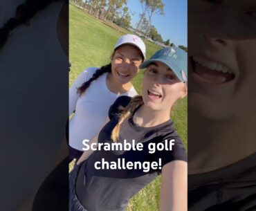 Scramble this hole with us! #golf #golfgirls #imgacademy #winning