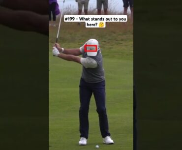 Perfect Head Movement Golf Swing Slow Motion Iron