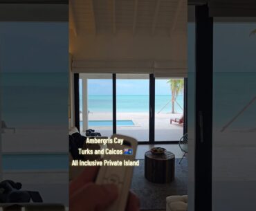 Ambergris Cay Turks and Caicos.. All Inclusive Private Island 🇹🇨  #turksandcaicos #wedding #travel