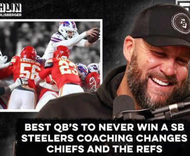 Chiefs/Refs, Best QBs to never win a SB, Steelers coaching changes, Jayden Daniels and more! Ep. 69