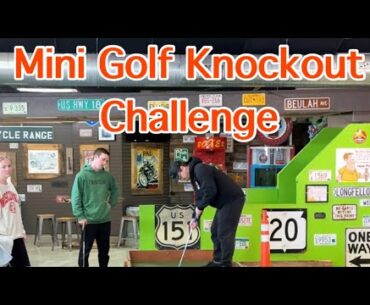 Mini Golf Knockout Challenge (How did this person win?!)