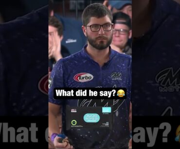 What did he say about Dude Wipes?? 😂 #PBA #bowling #FOXSports