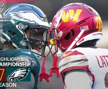 Washington Commanders vs. Philadelphia Eagles | 2024 NFC Championship Game Highlights