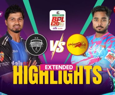 EXTENDED HIGHLIGHTS | Rangpur Riders vs Chittagong Kings, 37th Match | BPL 2025 | T Sports