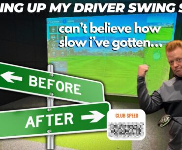 DO THIS to Increase Clubhead Speed | I Gained 8mph in One Session