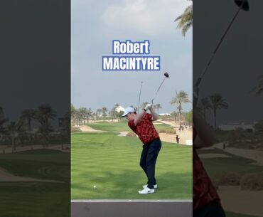 Robert MACINTYRE’s Driver Swing🏌️😀Dubai Desert Classic #golf #golfswing