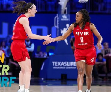 Kelsey Mitchell returns to backcourt mate Caitlin Clark, Indiana Fever | On Her Turf | NBC Sports