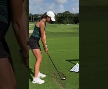 Donald Trump plays golf with granddaughter Kai!