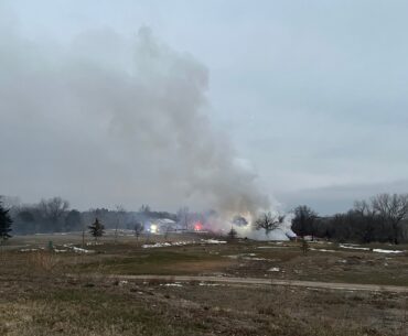 LFR battles maintenance shed fire at golf course in southeast Lincoln