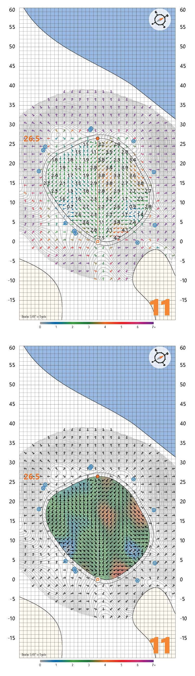 The PuttView yardage book for Sea Island Golf Club’s Seaside Course, site of The RSM Classic on the PGA Tour (Courtesy of PuttView)